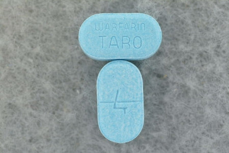 Taro  51672403101 Coumadin Warfarin Sodium 4 mg Tablet Bottle 100 Tablets