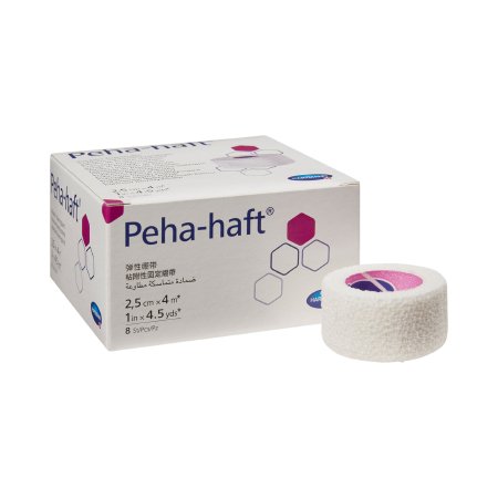 Hartmann  932452 Absorbent Cohesive Bandage Peha-haft 1 Inch X 4-1/2 Yard Self-Adherent Closure White NonSterile Standard Compression