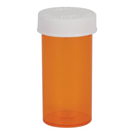 Apothecary Products  30432 Prescription Vial Ezydose Push & Turn 13 DRAM Amber