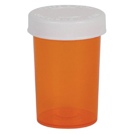 Apothecary Products  30434 Prescription Vial Ezydose Push & Turn 20 DRAM Amber