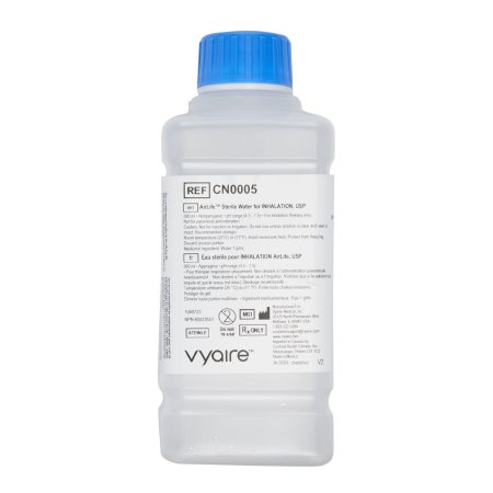 Vyaire Medical  CN0005 AirLife Respiratory Therapy Solution Sterile Water Solution Bottle 500 mL