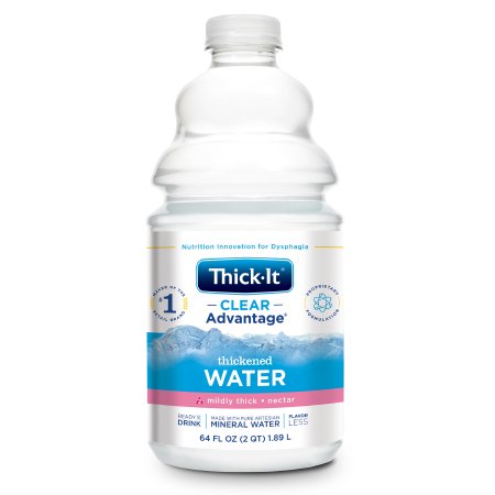 Kent Precision Foods B450-A5044 Thickened Water Thick-It Clear Advantage 64 oz. Bottle Unflavored Liquid IDDSI Level 2 Mildly Thick