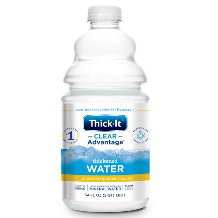 Kent Precision Foods B452-A5044 Thickened Water Thick-It Clear Advantage 64 oz. Bottle Unflavored Liquid IDDSI Level 3 Moderately Thick/Liquidized