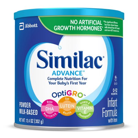 Abbott Nutrition 55957 Infant Formula Similac Advance 12.4 oz. Can Powder Iron