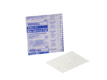 Cardinal  9640- Non-Adherent Dressing Dermacea 3 X 2 Inch Sterile Rectangle