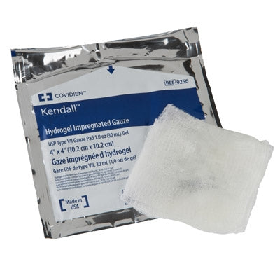 Cardinal  9257 Hydrogel Wound Dressing Kendall Impregnated 4 X 8 Inch Rectangle Sterile