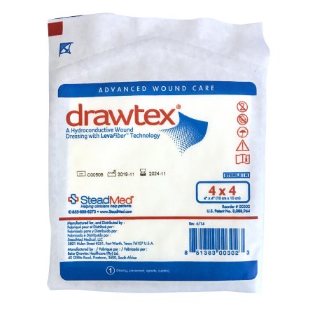 Urgo Medical North America LLC  00302 Hydroconductive Wound Dressing Drawtex 4 X 4 Inch Square