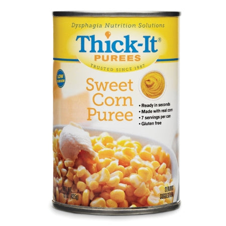 Kent Precision Foods H304-F8800 Thickened Food Thick-It 15 oz. Can Sweet Corn Flavor Puree IDDSI Level 4 Extremely Thick/Pureed