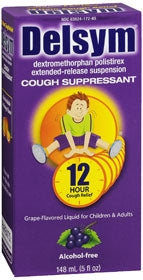 Reckitt Benckiser  36382427265 Children's Cold and Cough Relief Delsym 30 mg / 5 mL Strength Liquid 5 oz.