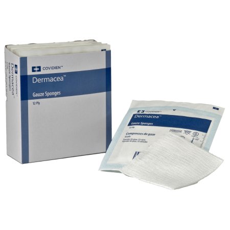 Cardinal  441009 Gauze Sponge Dermacea 3 X 3 Inch 2 per Pack Sterile 12-Ply Square