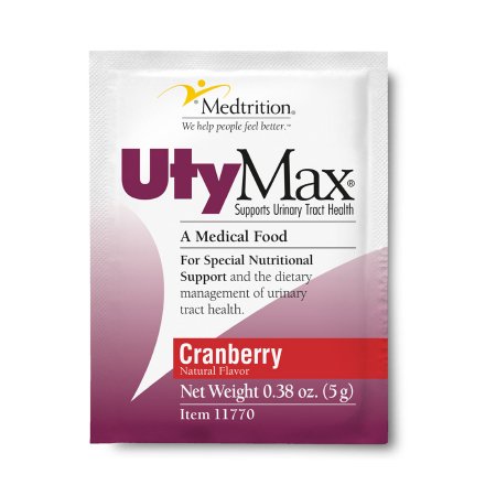 Medtrition/National Nutrition 11770 Oral Supplement UtyMax Cranberry Flavor Powder 5 Gram Individual Packet