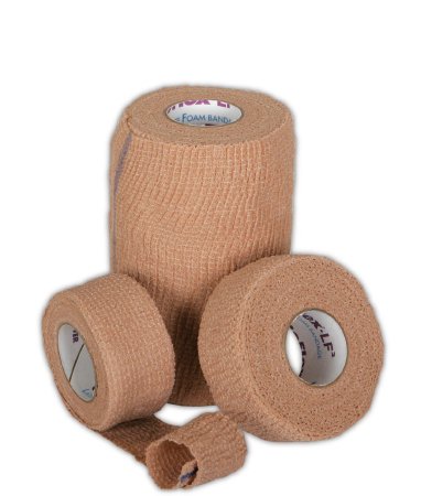 Medline  DYNJ089002 Cohesive Bandage CoFlex·LF2 2 Inch X 5 Yard Self-Adherent Closure Tan Sterile 20 lbs. Tensile Strength