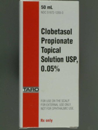 Taro  51672129303 Clobetasol Propionate 0.05% Solution Bottle 50 mL