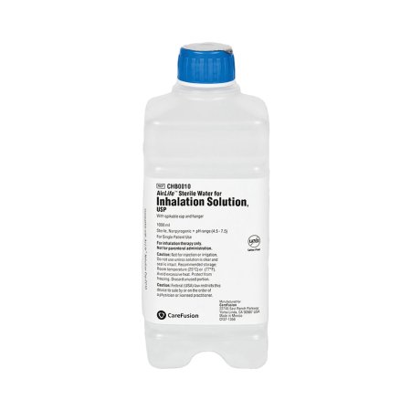 Vyaire Medical  CHB0010 AirLife Respiratory Therapy Solution Sterile Water Solution Bottle 1,000 mL