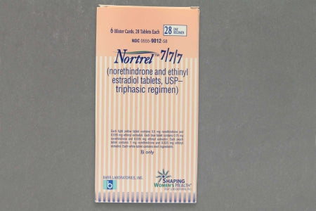 Teva  00555901258 Nortrel 7/7/7 Norethindrone / Ethinyl Estradiol 0.5 mg - 0.035 mg Tablet Blister Pack 168 Tablets