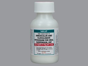 Wockhardt USA  60432006575 Amoxicillin / Potassium Clavulanate 250 mg - 62.5 mg / 5 mL Suspension Bottle 75 mL