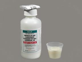 Wockhardt USA  60432006547 Amoxicillin / Potassium Clavulanate 250 mg - 62.5 mg / 5 mL Suspension Bottle 150 mL