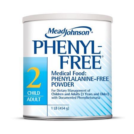 Mead Johnson 891301 Oral Supplement Phenyl-Free 2 Vanilla Flavor Powder 1 lb. Can