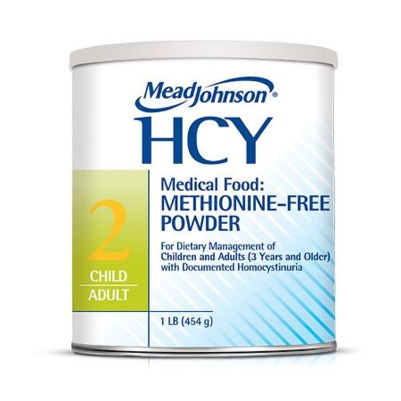 Mead Johnson 891901 Oral Supplement HCY 2 Unflavored Powder 1 lb. Can