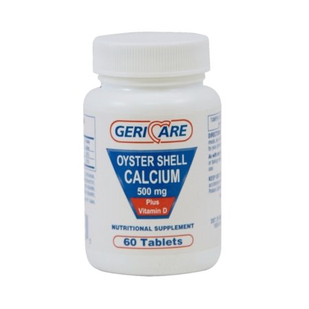 Geri-Care  742-06-GCP Joint Health Supplement Geri-Care Oyster Shell 500 mg Strength Tablet 60 per Bottle