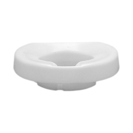 Maddak  725831002 Elongated Raised Toilet Seat Tall-Ette 2 Inch Height White