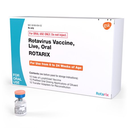 Glaxo Smith Kline  58160085452 Rotarix Rotavirus Vaccine Indicated for People 6 to 24 Weeks of Age 10E6 / mL Solution Single-Dose Kit 1 mL