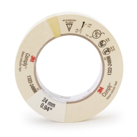 3M  1322-24MM Steam Indicator Tape 3M Comply 1 Inch X 60 Yard Steam