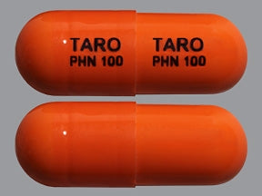 Taro  51672411101 Extended Phenytoin Sodium 100 mg Capsule Bottle 100 Capsules