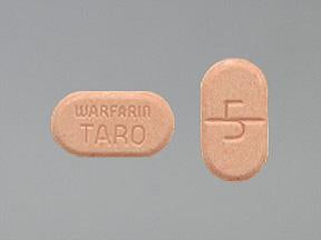 Taro  51672403203 Warfarin Sodium 5 mg Tablet Bottle 1,000 Tablets