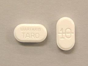 Taro  51672403503 Warfarin Sodium 10 mg Tablet Bottle 1,000 Tablets