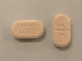 Taro  51672403003 Warfarin Sodium 3 mg Tablet Bottle 1,000 Tablets