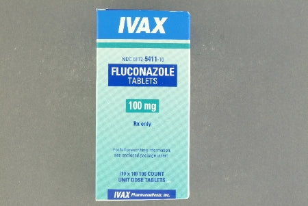 Teva  00172541160 Fluconazole 100 mg Tablet Bottle 100 Tablets