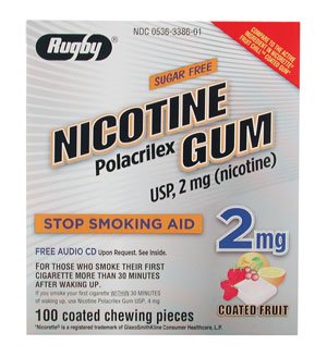 Actavis  00536338601 Stop Smoking Aid Rugby 2 mg Strength Gum