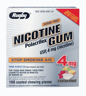 Actavis  00536338701 Stop Smoking Aid Rugby 4 mg Strength Gum