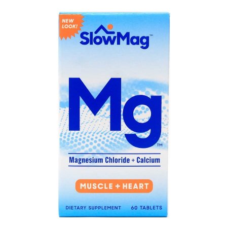 Purdue Pharma  67618010760 Mineral Supplement Slow-Mag Magnesium Chloride 71.5 Gram Strength Tablet 60 per Bottle