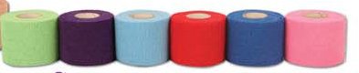 Andover Coated Products  9400CP-018 Cohesive Bandage CoFlex·LF2 4 Inch X 5 Yard Self-Adherent Closure Neon Pink / Blue / Purple / Light Blue / Neon Green / Red NonSterile 20 lbs. Tensile Strength