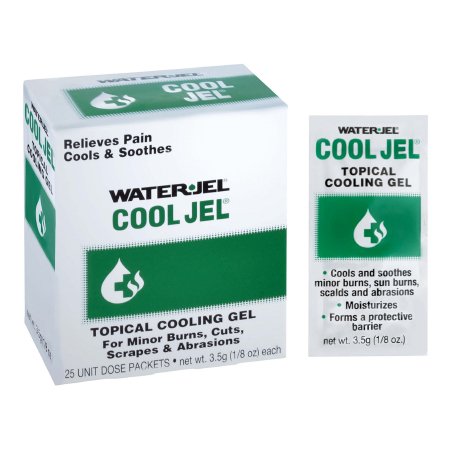 Safeguard US Operating LLC  CJ25-600.00.000 Burn Relief Water Jel Cool Jel Topical Gel 3.5 Gram Individual Packet