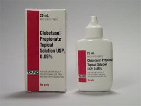 Taro  51672129302 Clobetasol Propionate 0.05% Solution Bottle 25 mL