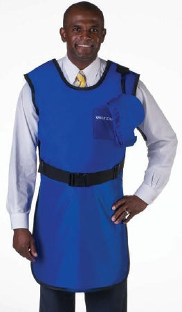 Wolf X-Ray 63001LW-20 X-Ray Apron Blue Coat Style Medium