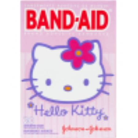 Johnson & Johnson Consumer  10381370056161 Adhesive Strip Band-Aid Assorted Sizes Plastic Assorted Shapes Kid Design (Hello Kitty) Sterile