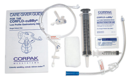 Avanos Medical Sales LLC 35-1425 Gastrostomy Feeding Tube Kit CORFLO-cuBBy 14 Fr. 9 Inch Tube Silicone Sterile