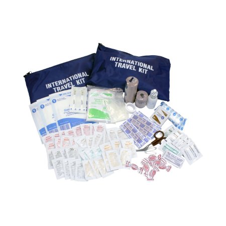 Medique Products  77501 International Travel First Aid Kit Poly Bag