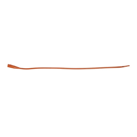 Bard  802514 Urethral Catheter Bardia Coude Olive Tip Red Rubber 14 Fr. 16 Inch