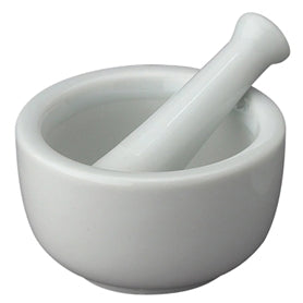 Health Care Logistics  3404 Mortar and Pestle Hand Operated White