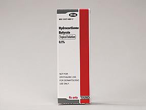 Taro  51672406102 Hydrocortisone Butyrate 0.1% Solution Bottle 20 mL