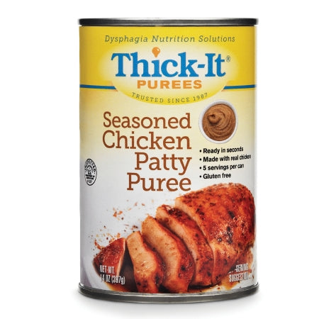 Kent Precision Foods H318-F8800 Thickened Food Thick-It 14 oz. Can Seasoned Chicken Patty Flavor Puree IDDSI Level 4 Extremely Thick/Pureed