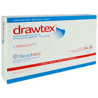 Urgo Medical North America LLC  00307 Hydroconductive Wound Dressing Drawtex 8 X 39 Inch Roll