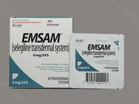 Mylan Pharmaceuticals  49502090030 EMSAM Selegiline 6 mg / 24 Hour Patch 30 Patches