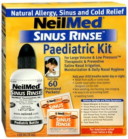 Neilmed Products  70592800300 Pediatric Saline Nasal Rinse Kit Neilmed Sinus Rinse Kids 60 Packets