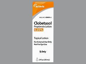 Teva  00472040492 Clobetasol Propionate 0.05% Lotion Bottle 2 oz.